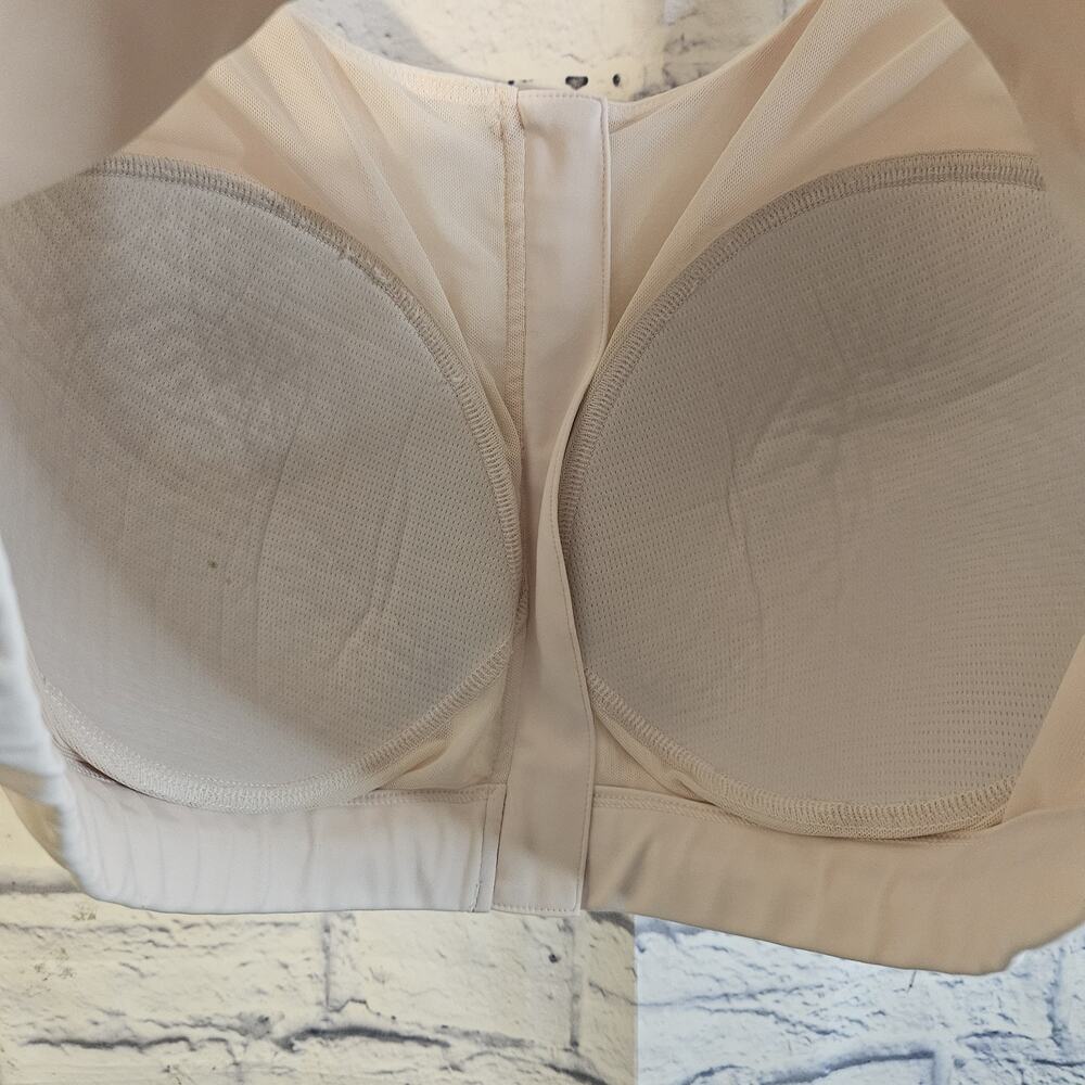 Duluth Trading Co Size 22W Adjustabust High Impact Zip-Front Bra - Picture 4 of 6